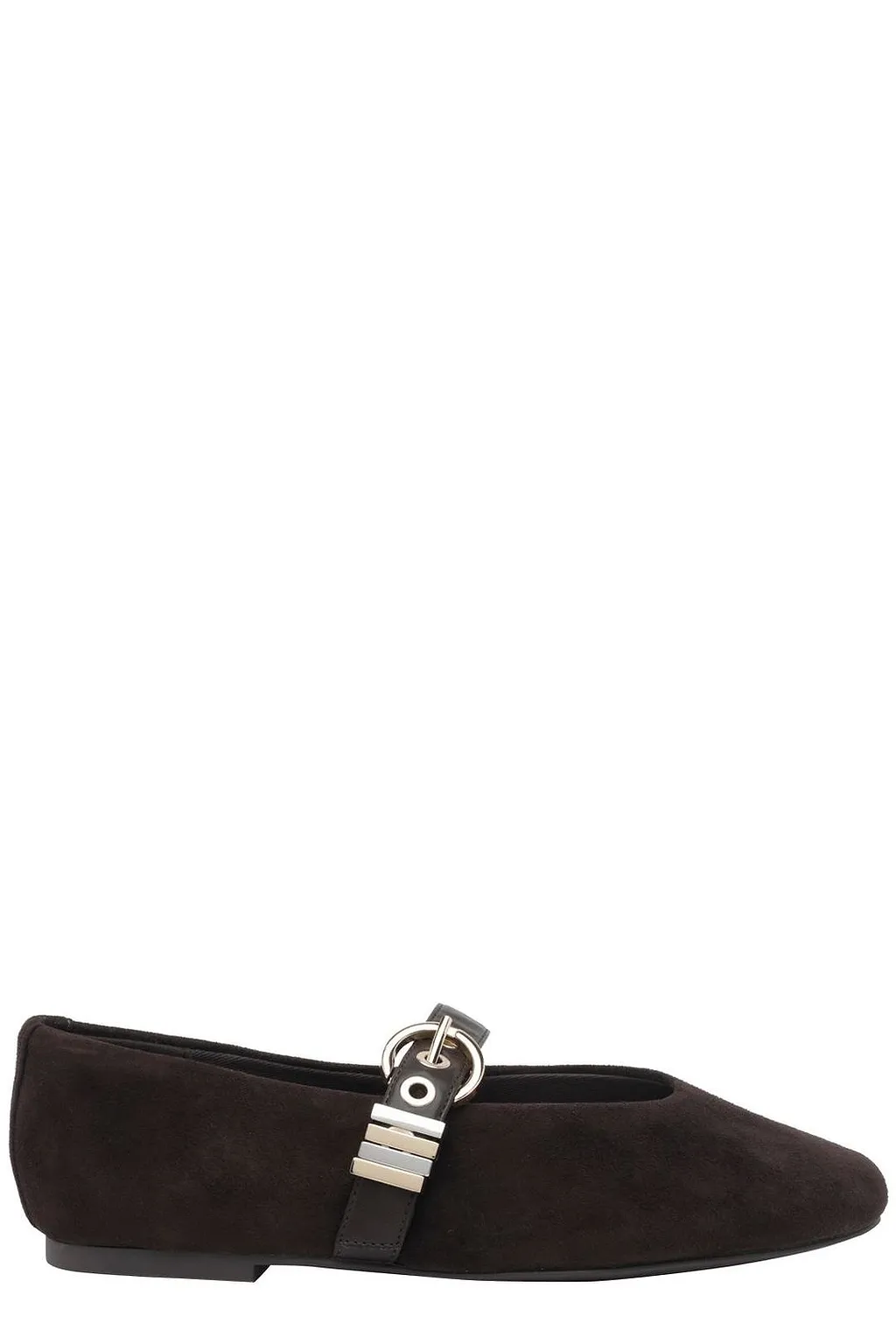 Steve Madden Lucia Buckle Ballet Flat Shoes