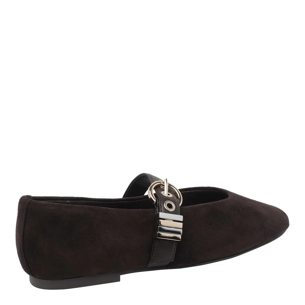 Steve Madden Lucia Buckle Ballet Flat Shoes