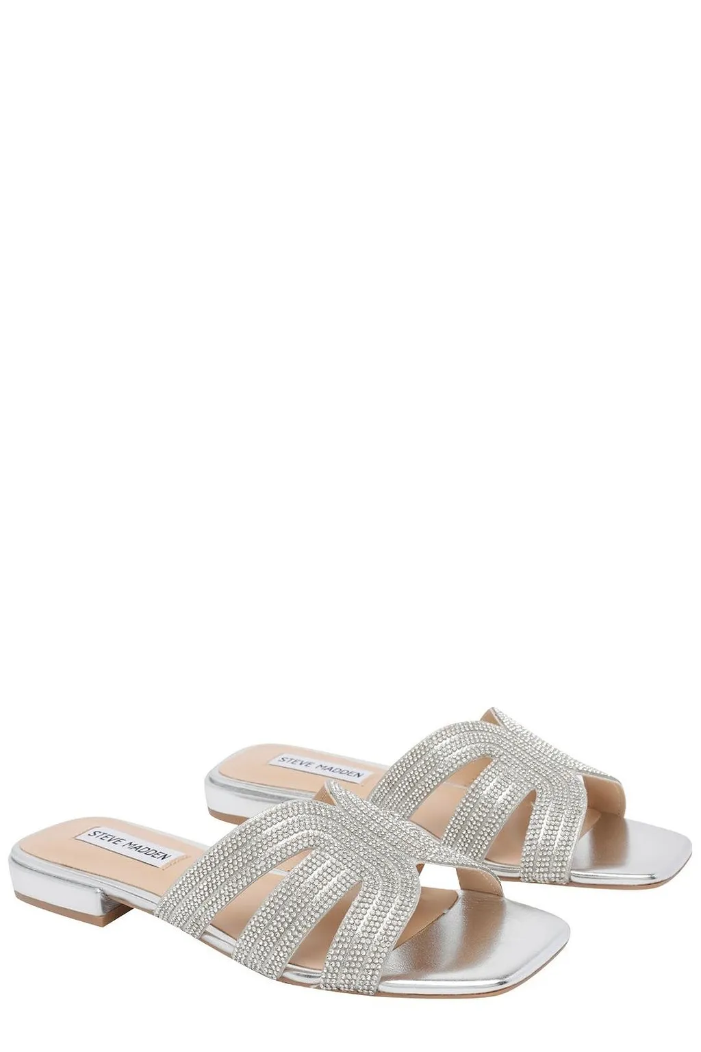 Sequel Crystal Flat Sandals