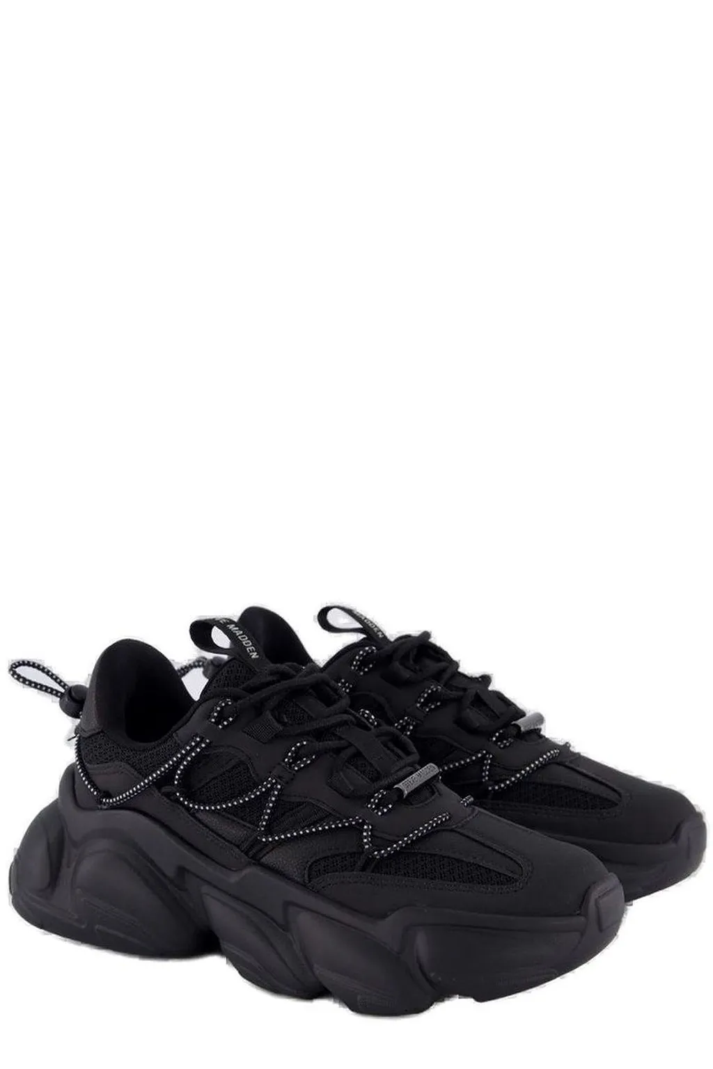 Steve Madden Round Toe Lace-Up Sneakers