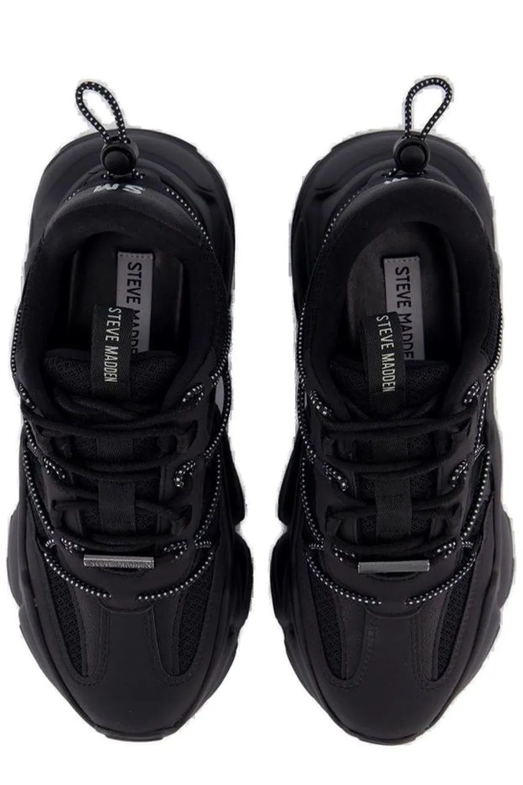 Steve Madden Round Toe Lace-Up Sneakers