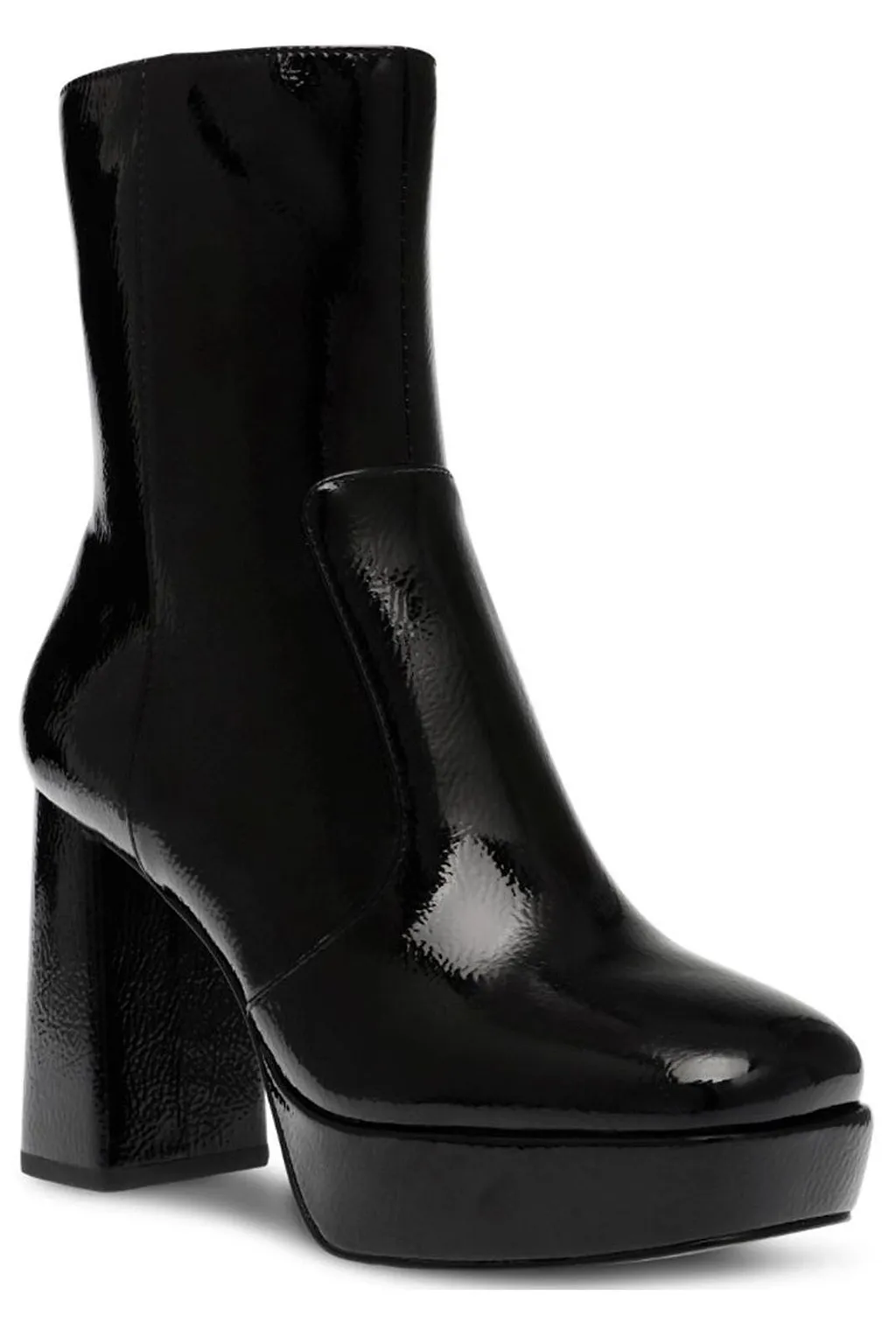 Steve Madden Round Toe Zipped Boots