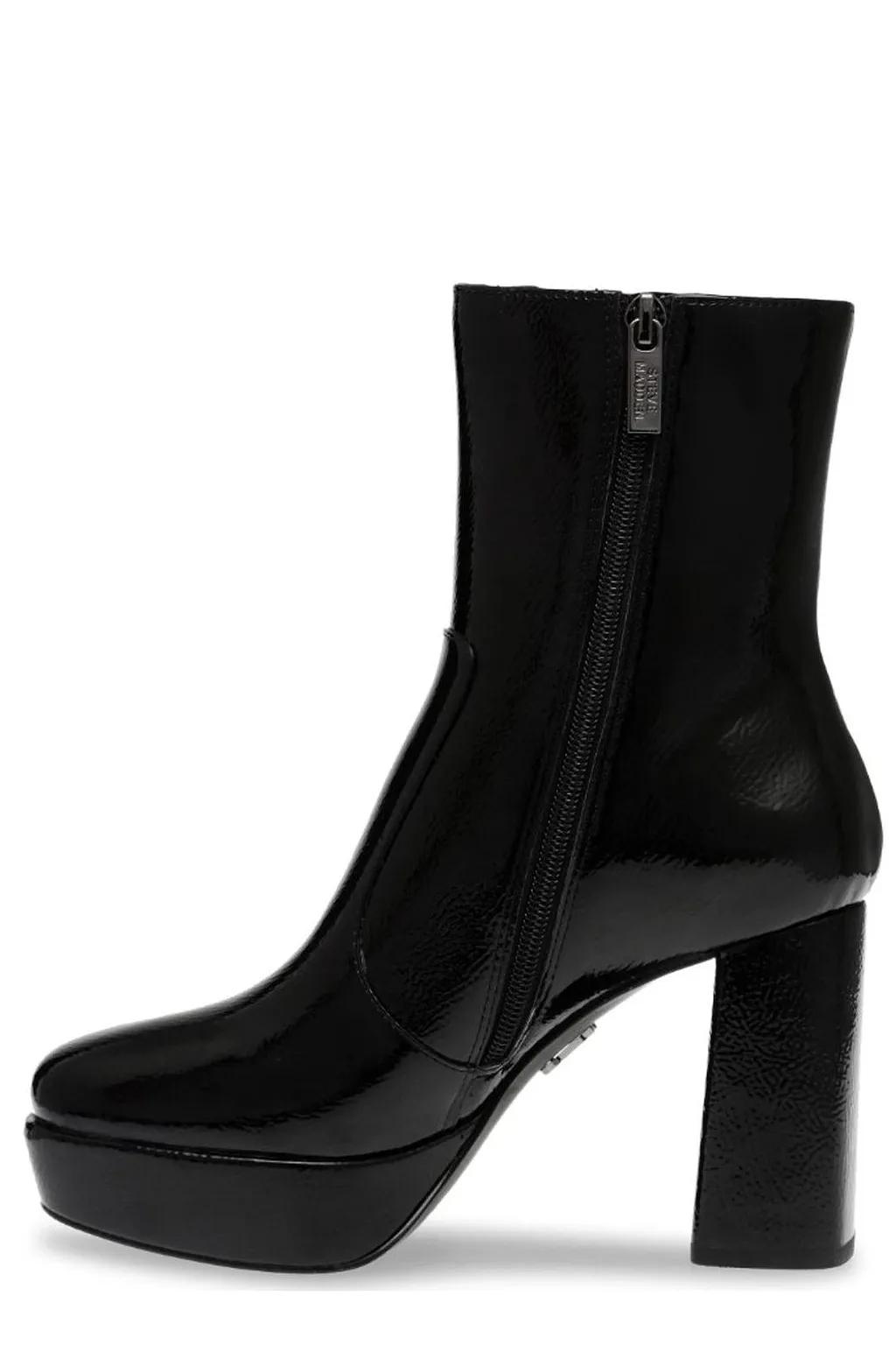Steve Madden Round Toe Zipped Boots