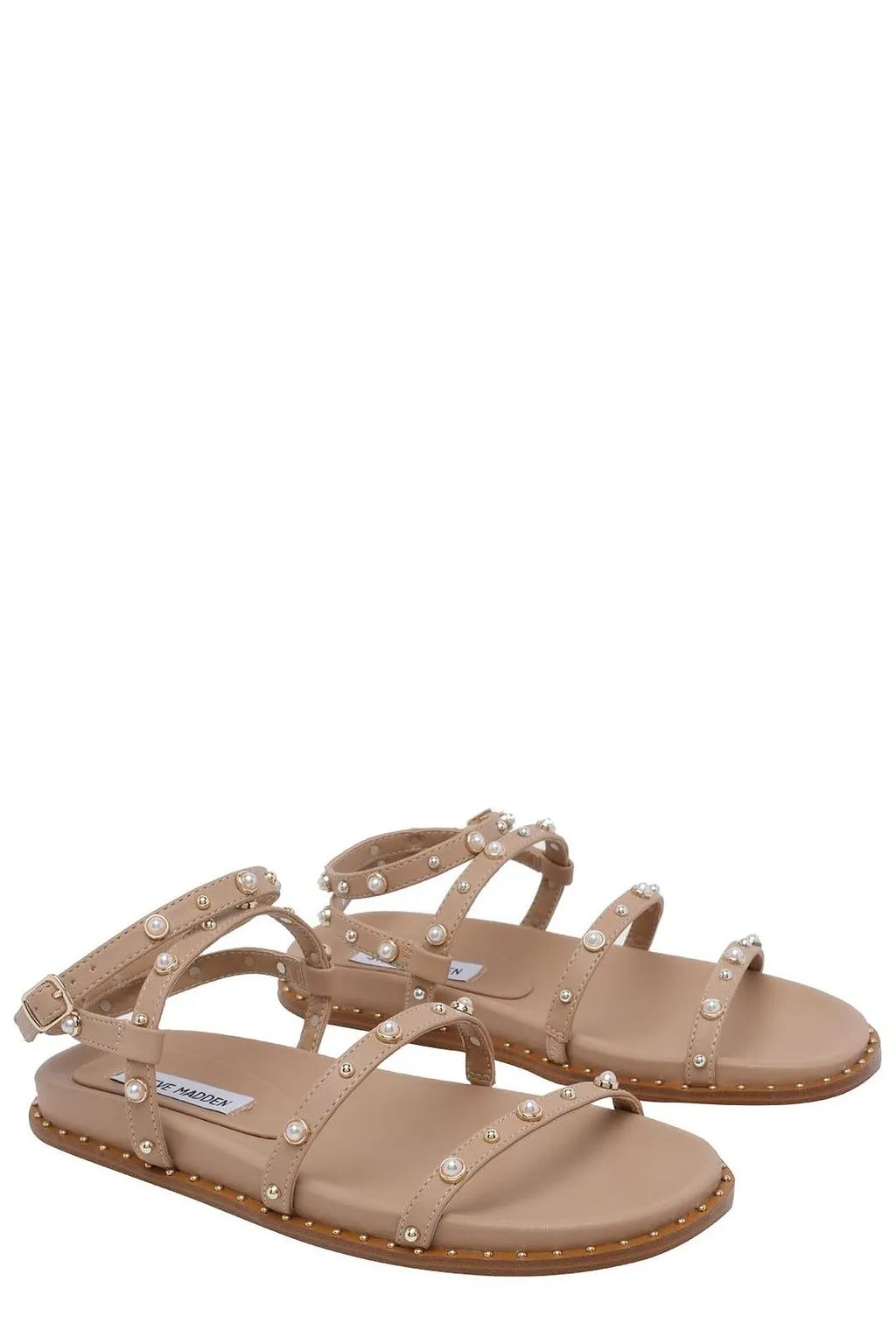 Steve Madden Stormie Studded Flat Sandals