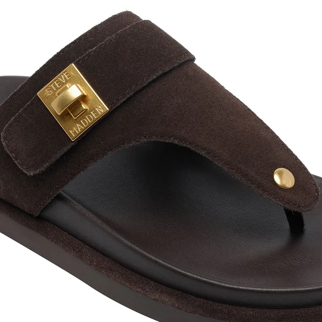 Steve Madden Tuned Buckle Flip-Flop Sandals