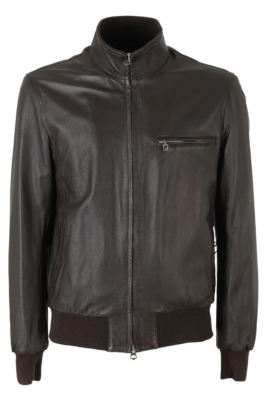 Minsk Slim Leather Jacket