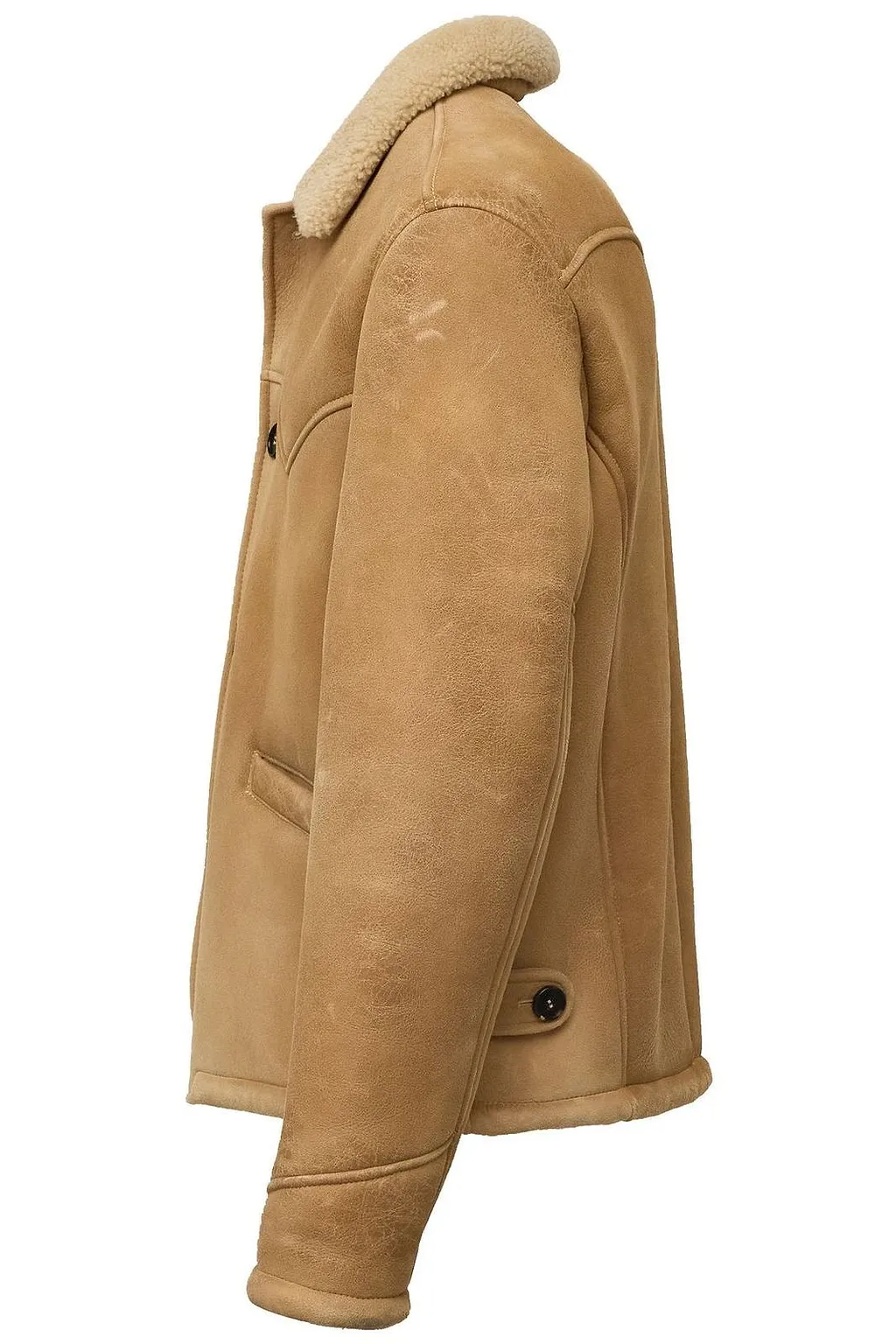 Stewart Baltimora Shearling Collar Jacket