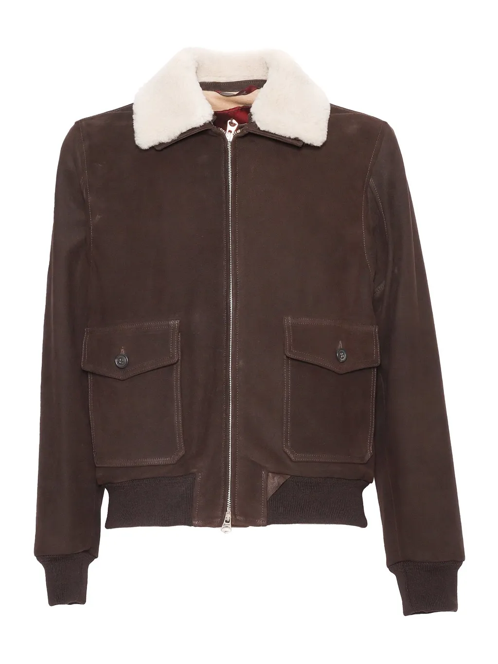 Stewart Zip-Up Leather Jacket
