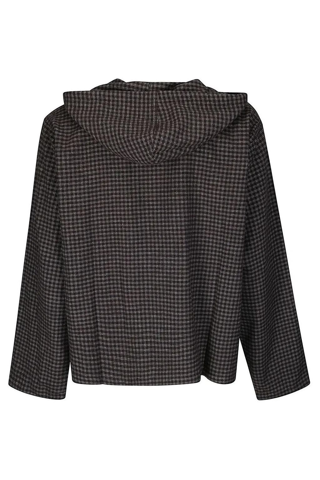Merle Check Hooded Jacket