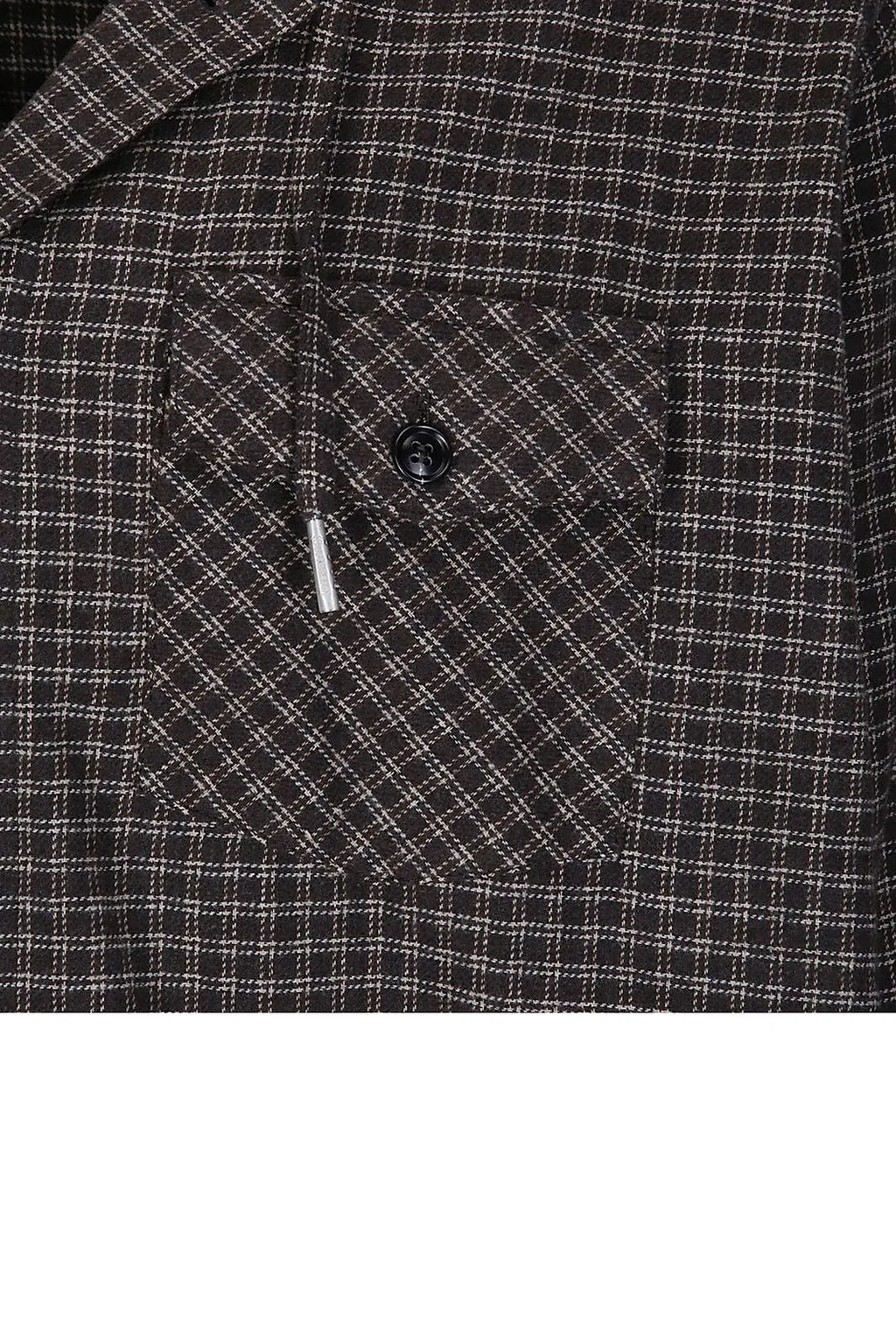 Merle Check Hooded Jacket