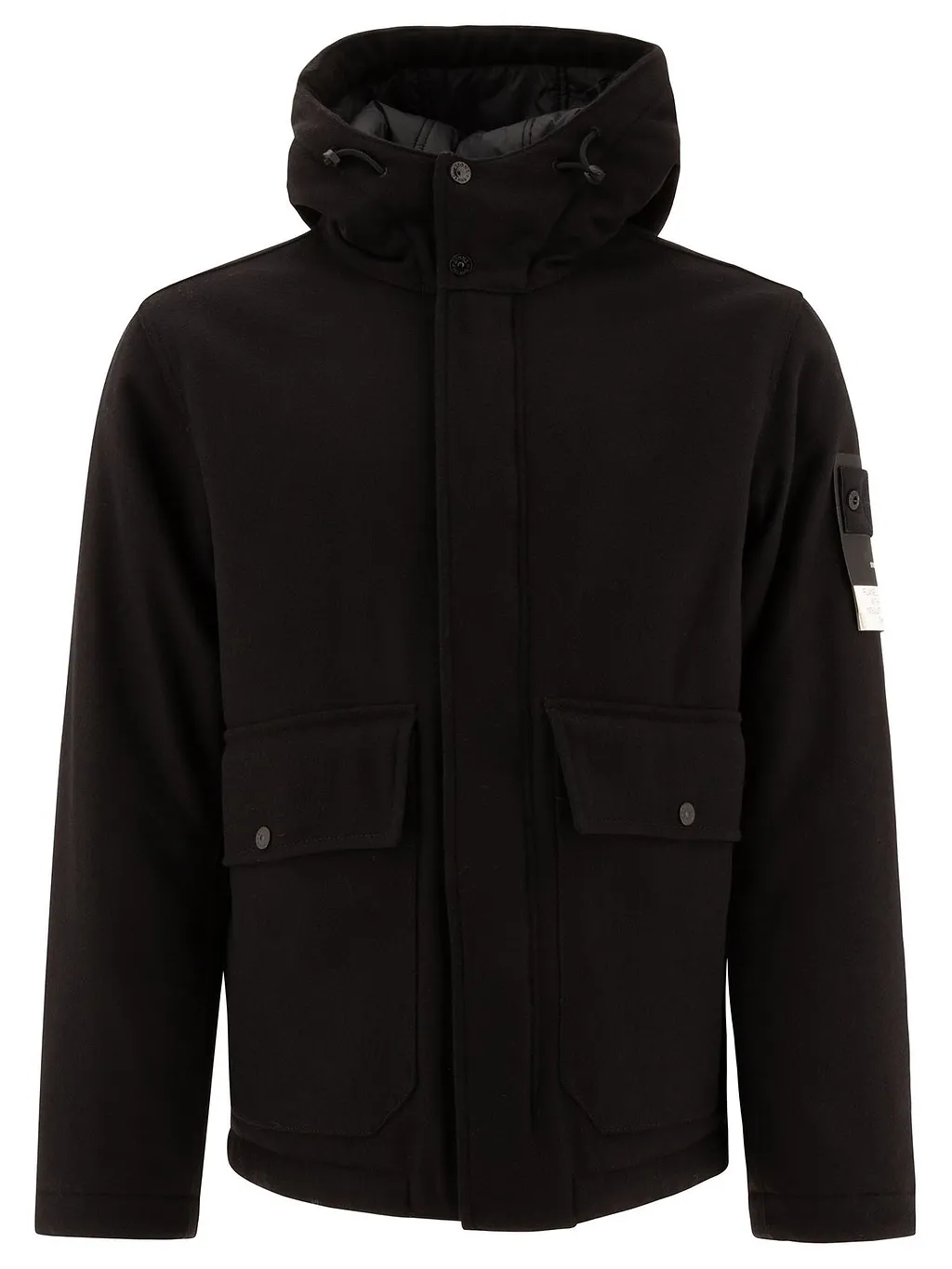 Stone Island Compass Patch Hooded Jacket
