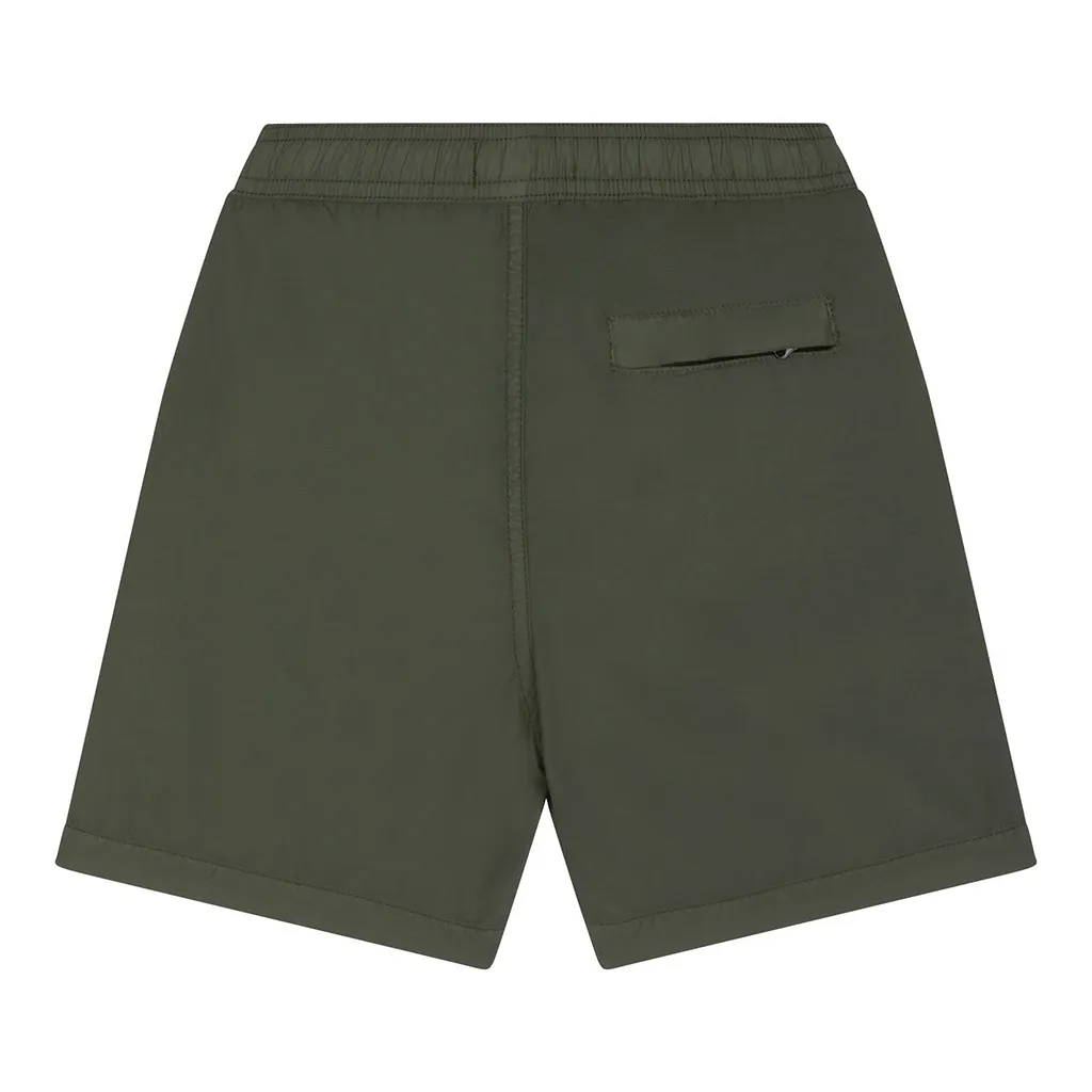 Stone Island Junior Compass-Motif Jersey Swim Shorts