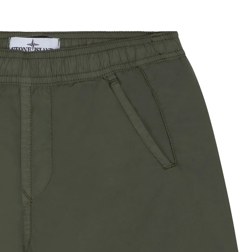 Stone Island Junior Compass-Motif Jersey Swim Shorts