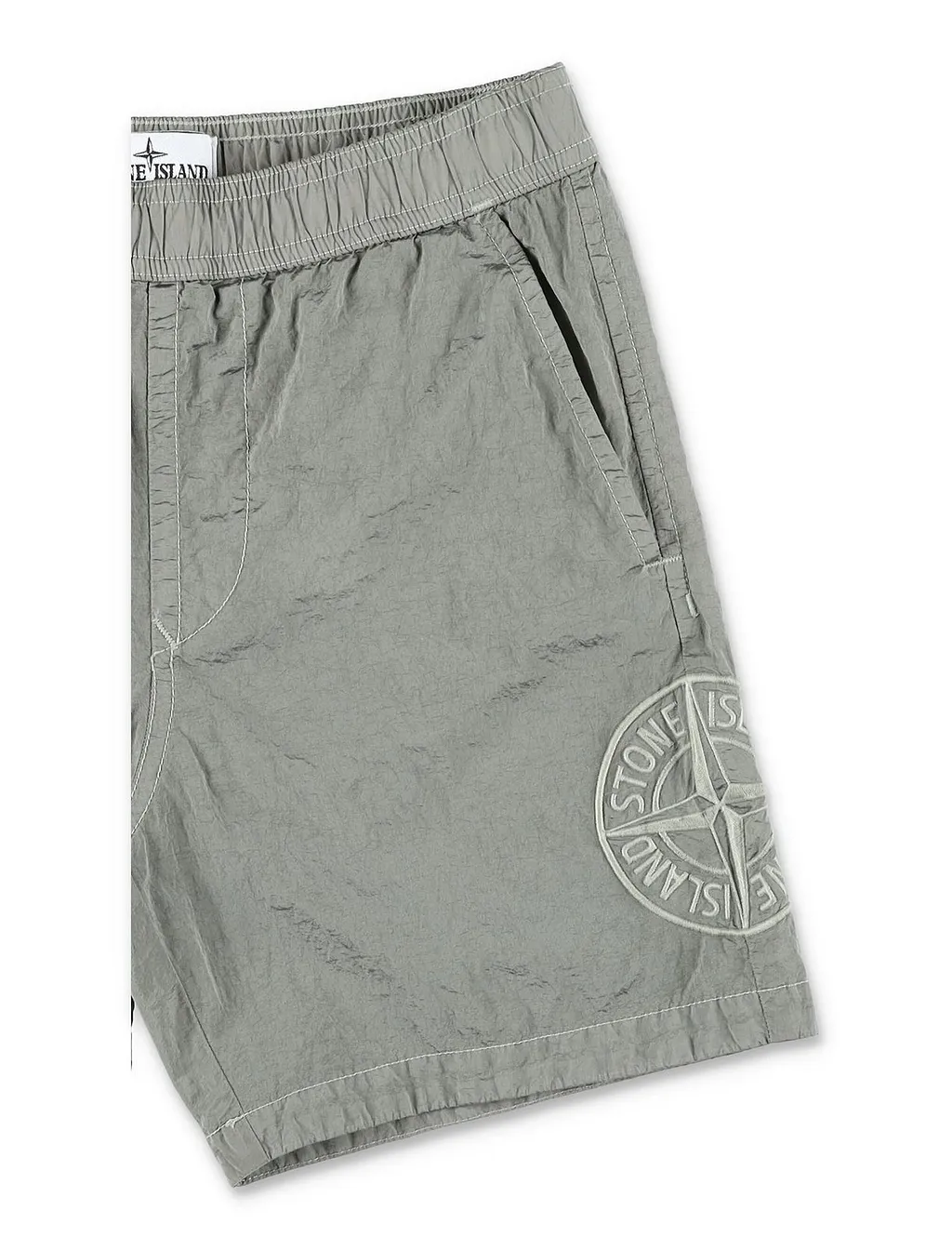 Stone Island Junior Compass Patch Swim Shorts