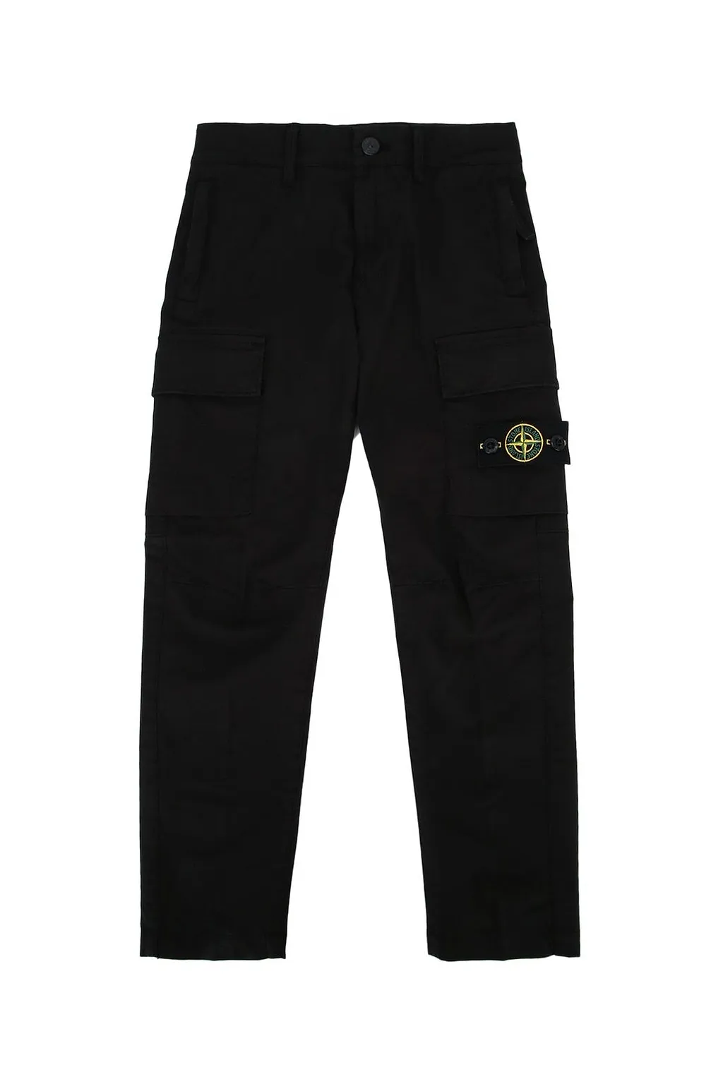 Stone Island Junior Logo Patch Cargo Trousers