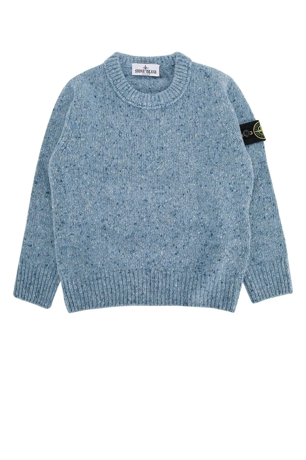 Stone Island Junior Logo-Patch Crewneck Jumper