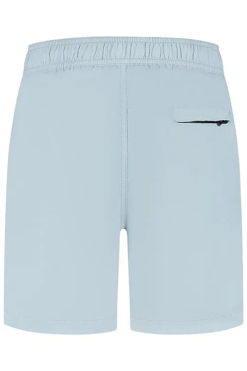 Stone Island Junior Logo Patch Drawstring Swim Trunks