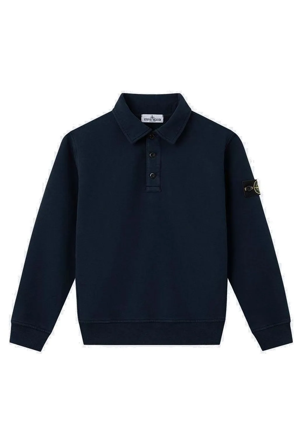 Stone Island Junior Logo Patch Polo Shirt