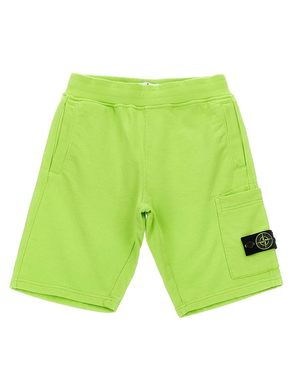 Stone Island Junior Logo Patch Shorts