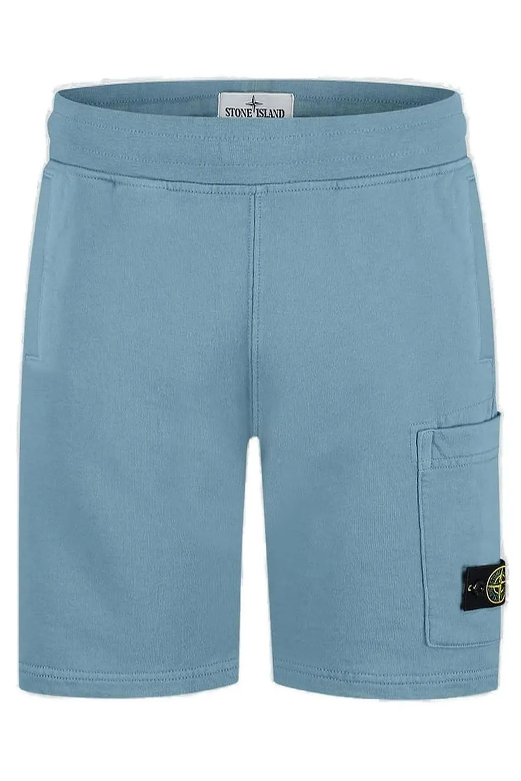 Stone Island Junior Logo Patch Shorts