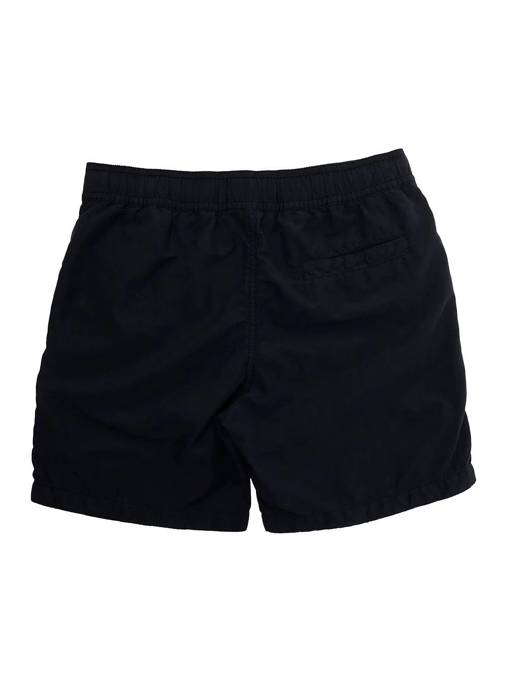 Stone Island Junior Logo Patch Drawstring Swim Trunks