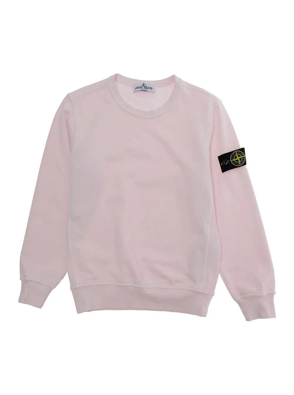 Stone Island Junior Logo Patch Crewneck Sweatshirt