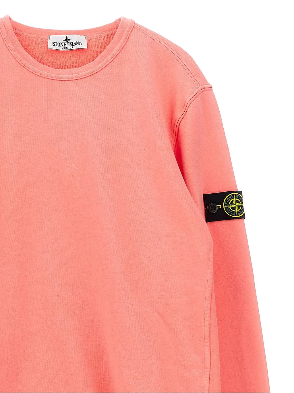 Stone Island Junior Logo Patch Crewneck Sweatshirt