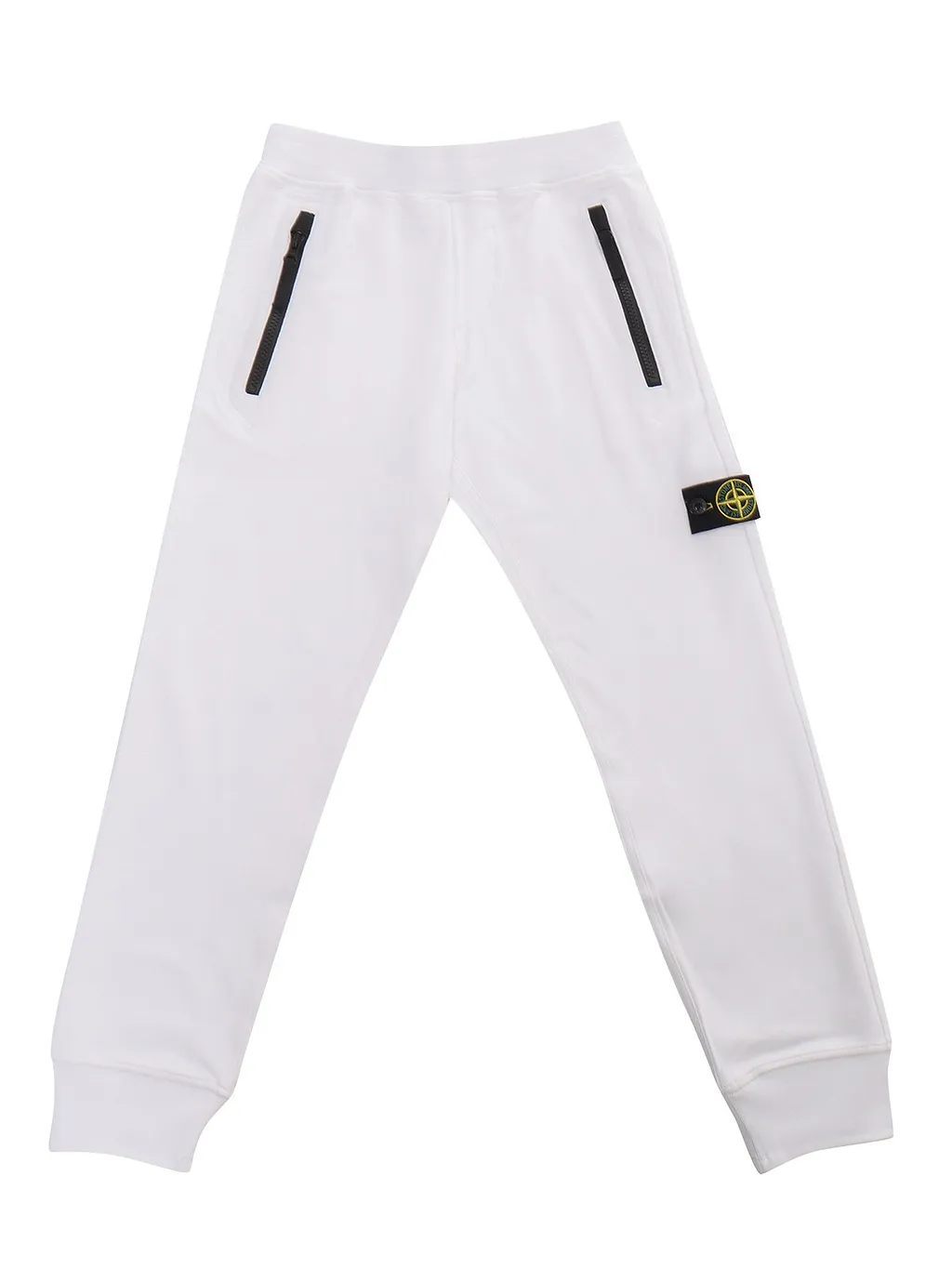 Stone Island Junior Logo-Patch Tapered Track Pants