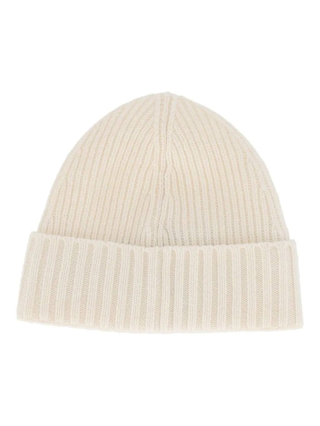 Stone Island Junior Logo-Patch Turn-Up Beanie
