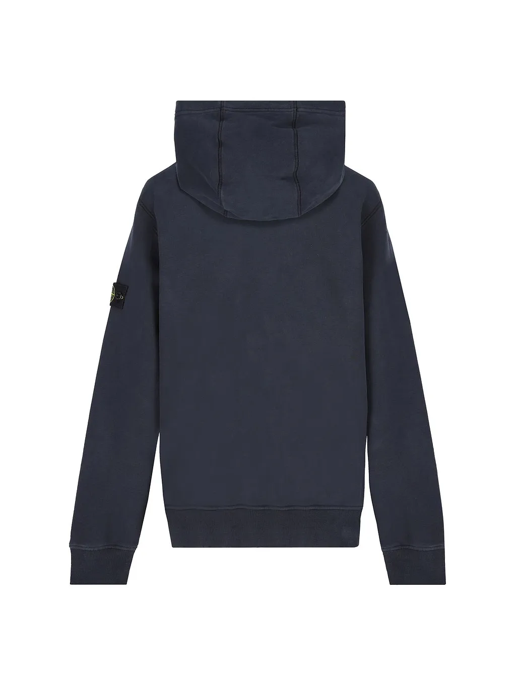 Stone Island Junior Logo Patch Zipped Hoodie