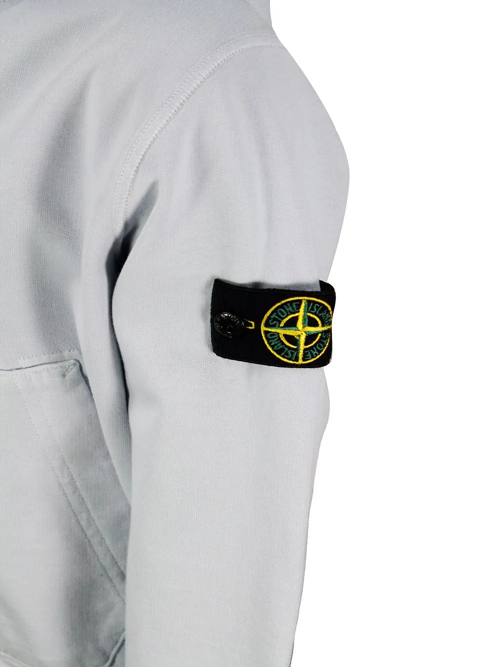 Stone Island Junior Logo-Patch Zipped Hoodie