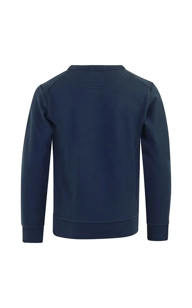 Stone Island Junior Long-Sleeved Crewneck Sweatshirt