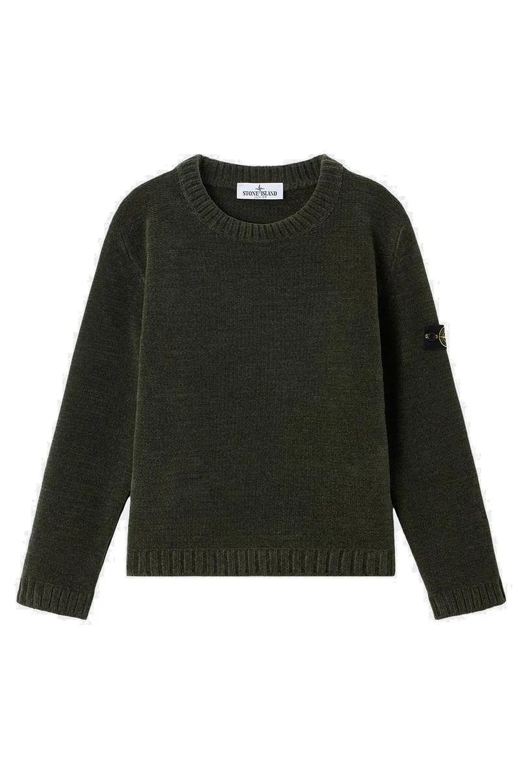 Stone Island Junior Regular Fit Crewneck Jumper