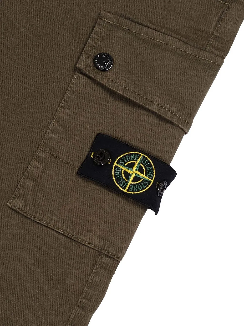 Stone Island Junior Regular Tapered Fit Cargo Pants