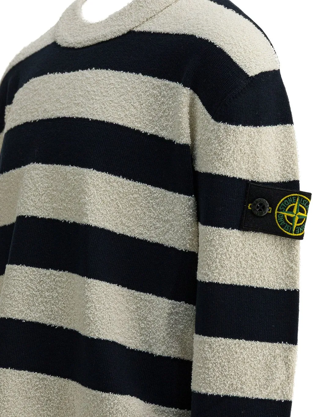Stone Island Junior Striped Knitted Jumper
