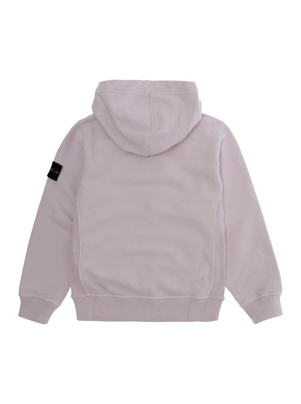Stone Island Junior Zip Logo-Patch Hoodie