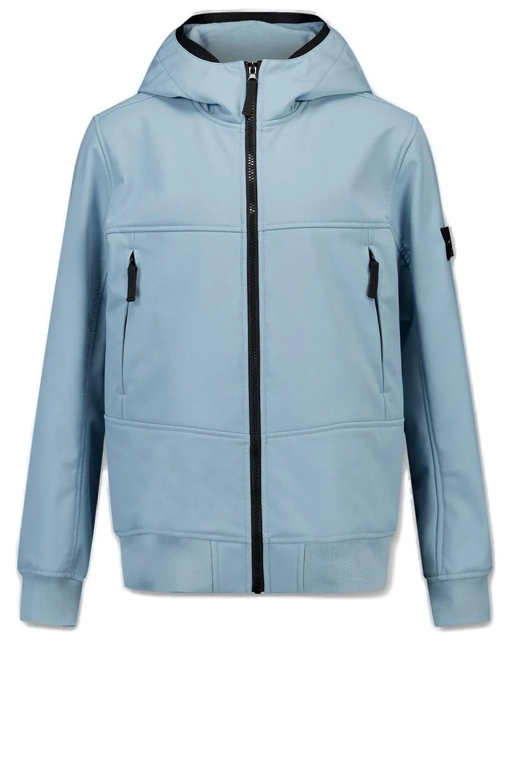 Stone Island Junior Zip-Up Hooded Jacket