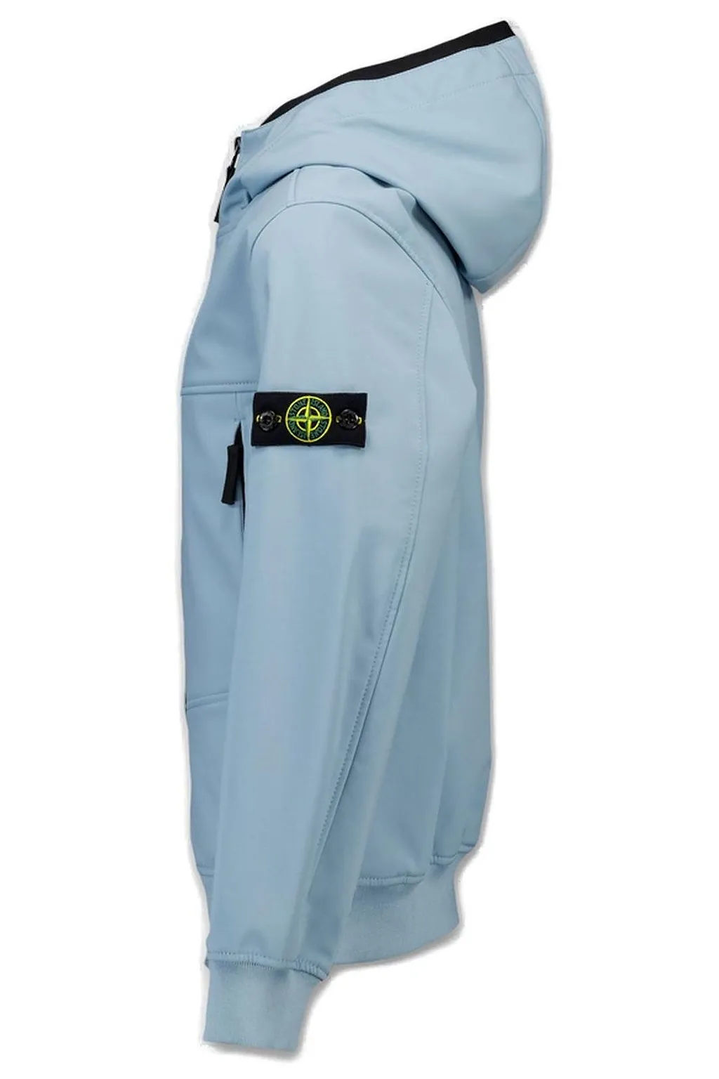 Stone Island Junior Zip-Up Hooded Jacket