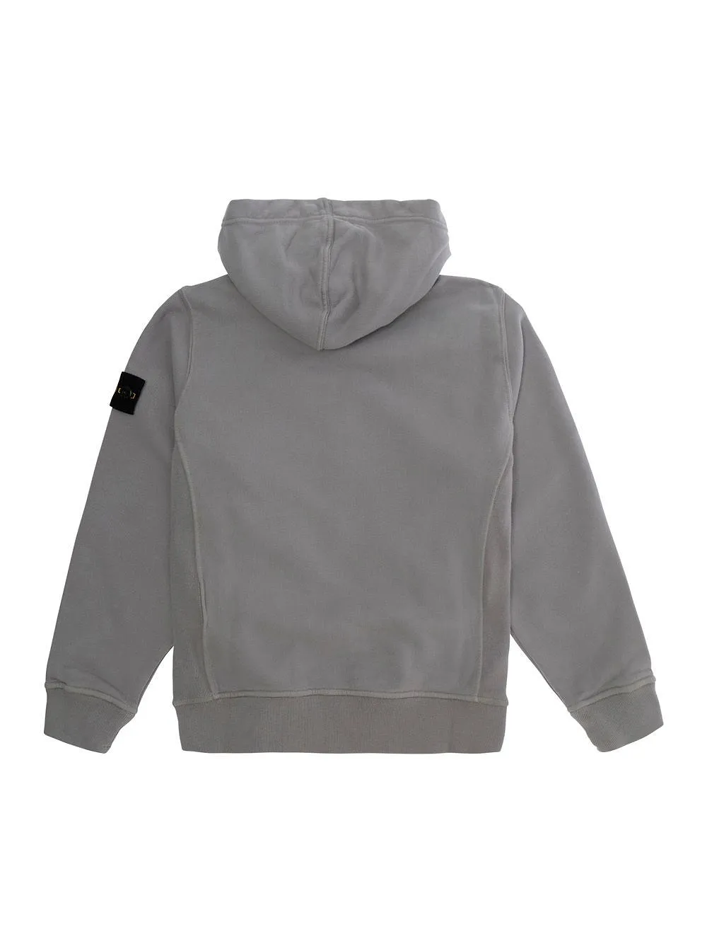 Stone Island Junior Zip Logo Patch Hoodie