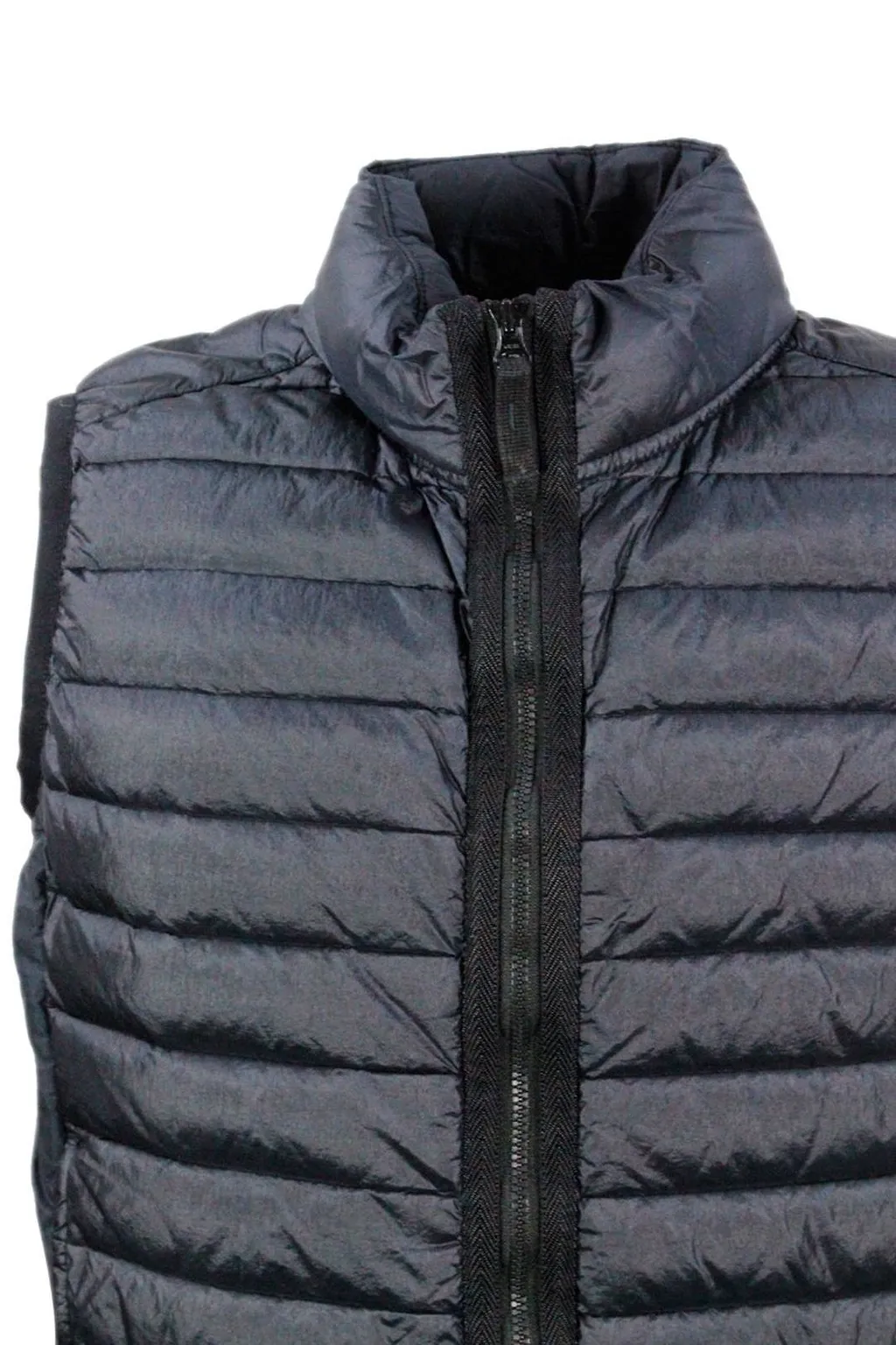 Stone Island Junior Zip-Up High Neck Gilet