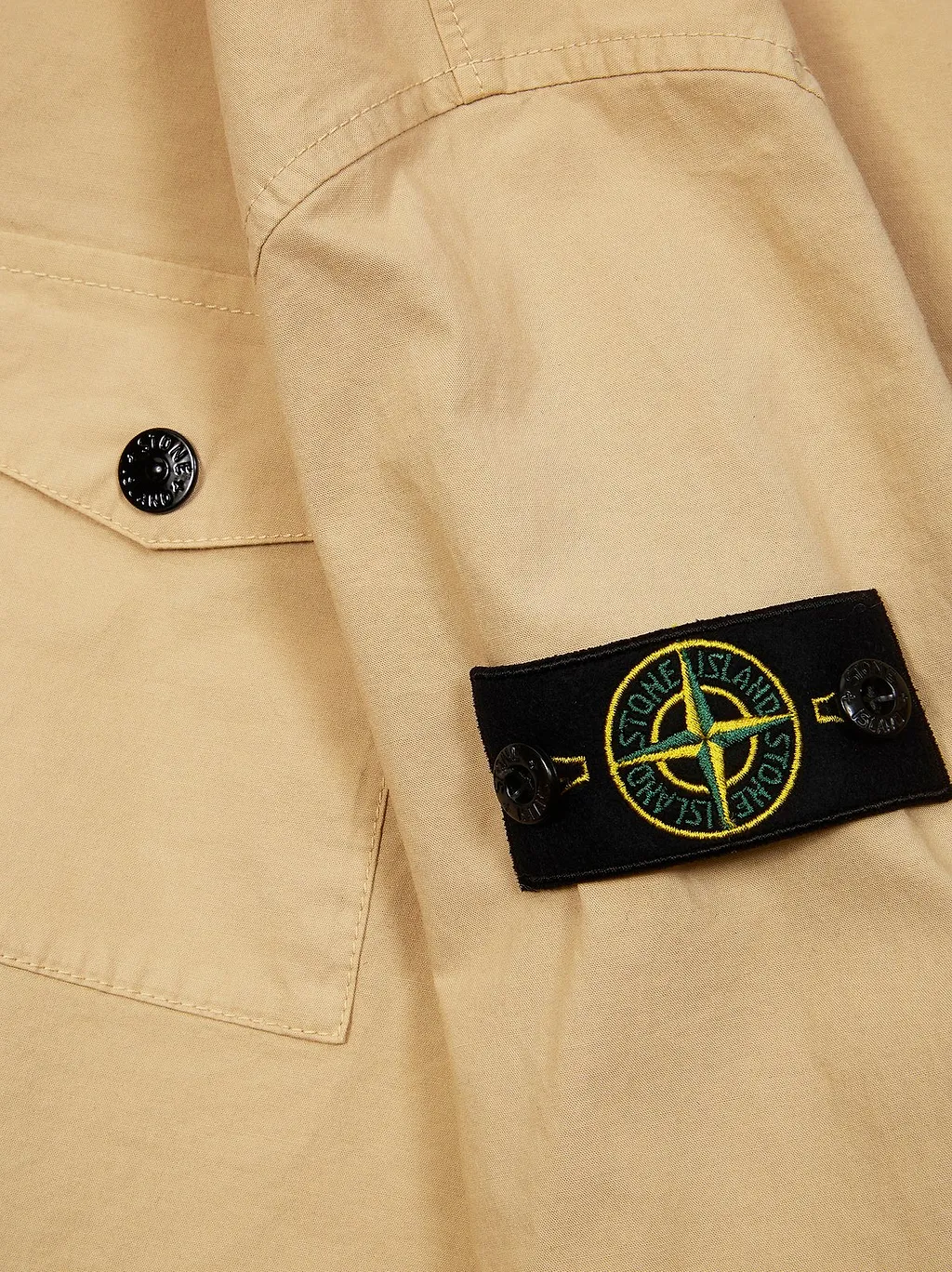 Stone Island Junior Zipped Logo-Patch Jacket