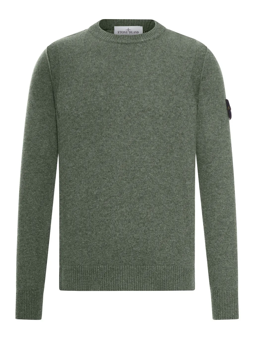 Stone Island Logo Patch Crewneck Jumper