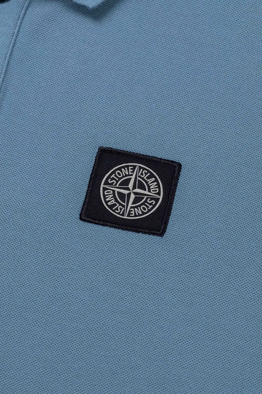 Stone Island Junior Compass Patch Polo Shirt
