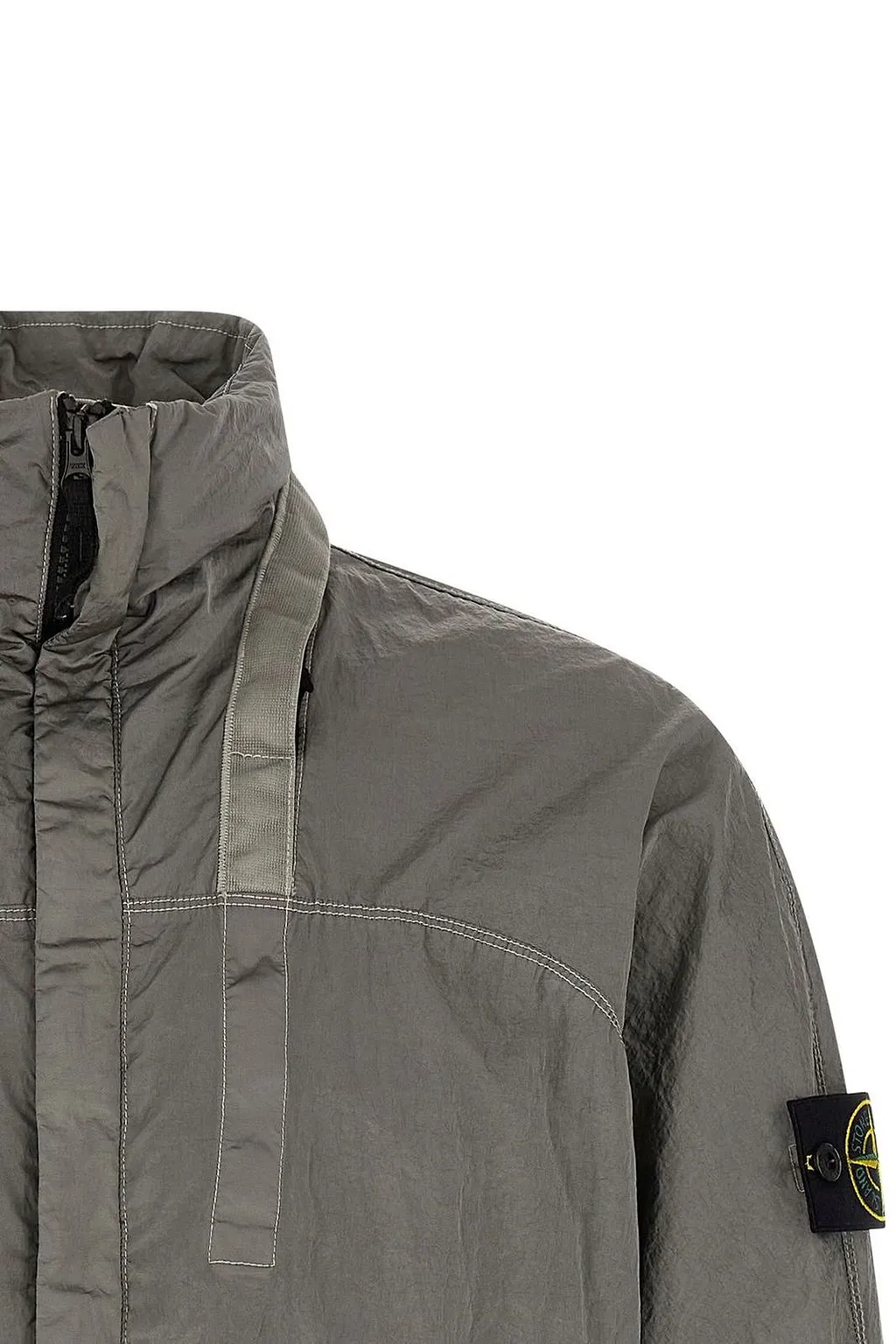 Stone Island Logo Patch Bomber Jacket