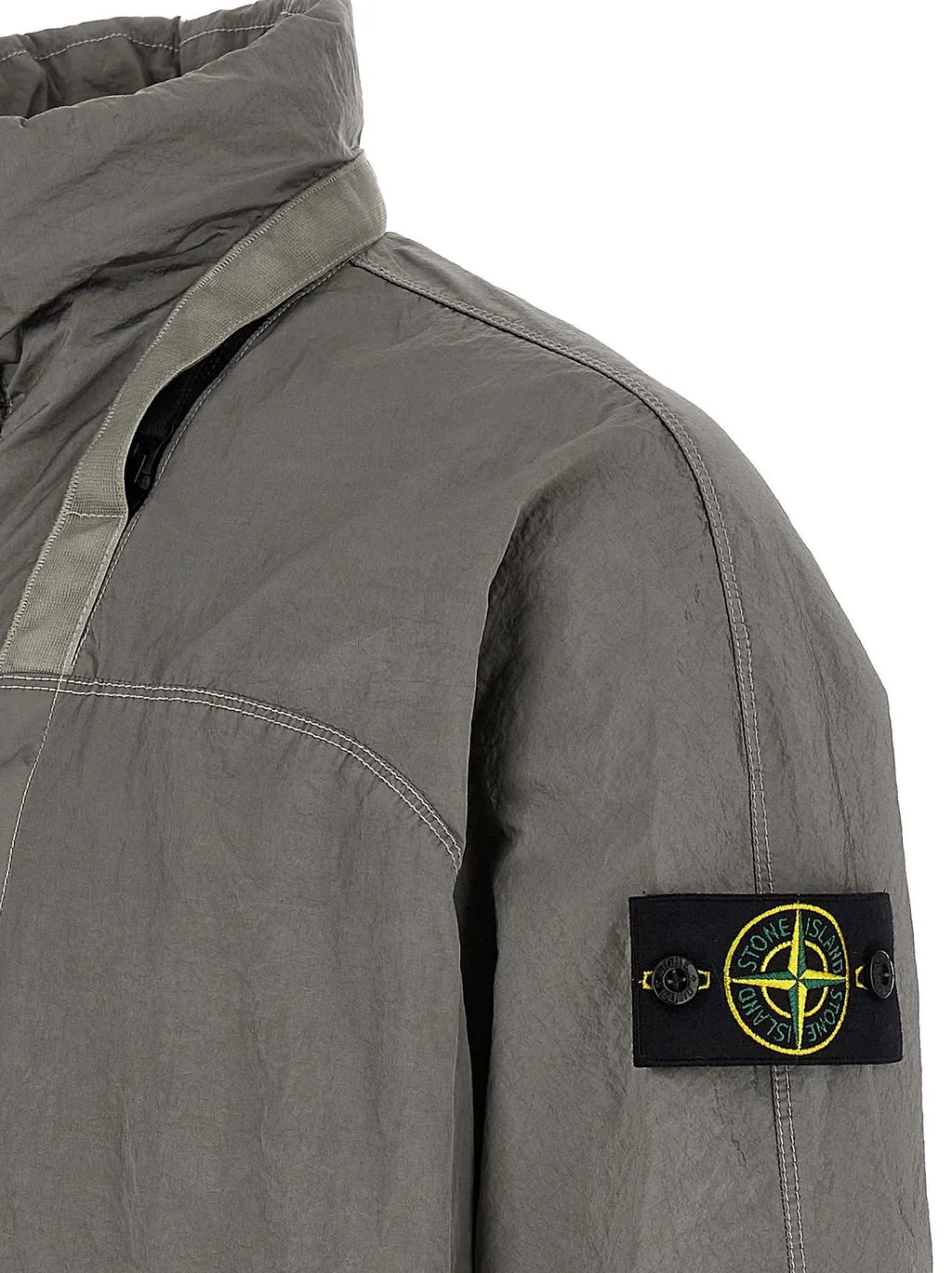Stone Island Logo Patch Bomber Jacket
