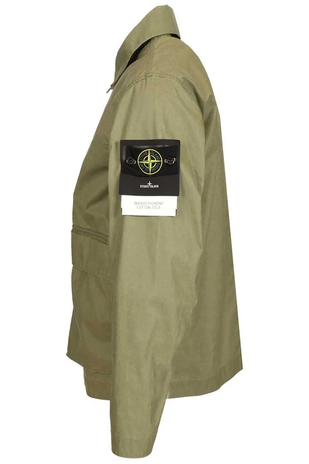 Stone Island Logo Patch Buttoned Jacket