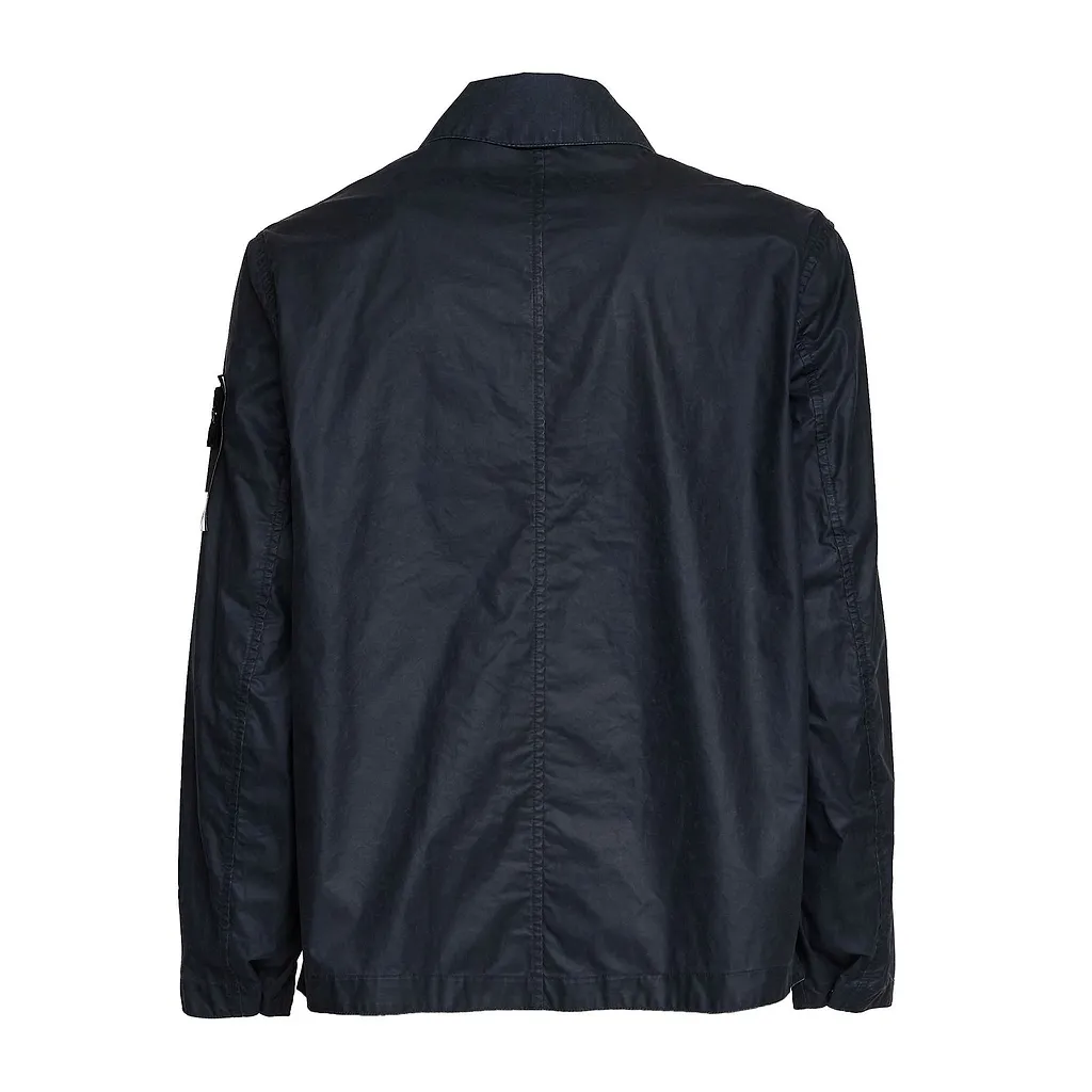 Stone Island Logo Patch Buttoned Jacket