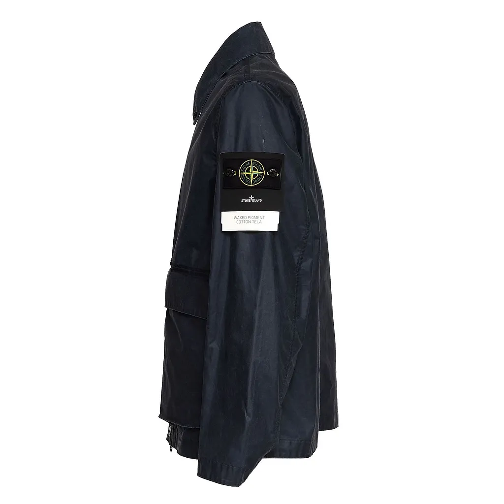 Stone Island Logo Patch Buttoned Jacket