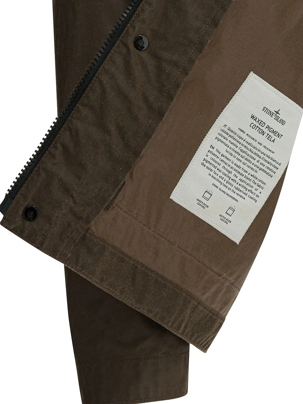 Stone Island Logo Patch Buttoned Jacket