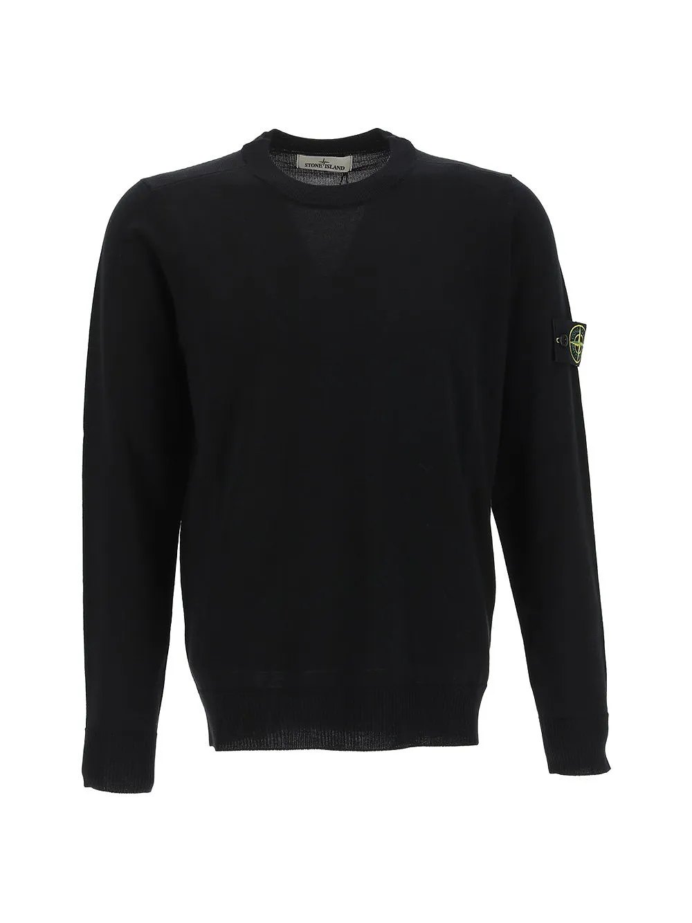 Stone Island Logo Patch Crewneck Jumper